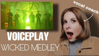 Danielle Marie sings reacts to Voiceplay-Wicked medley