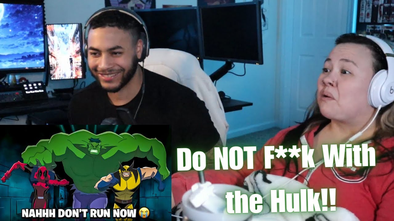 Реакция OtakuCouple: Когда Халк и Росомаха по очереди выслеживали друг друга (BlankBoy)