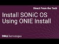 How to install sonic os with onie install