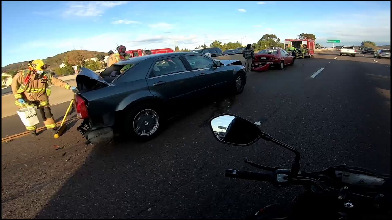 Accident Multiple Car Collision on the 78 Freeway E San Marcos CA
