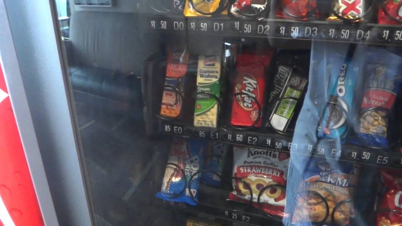 For Cannycart: Buying crackers and mints out of the vending machine - For Cannycart: Buying crackers and mints out of the vending machine