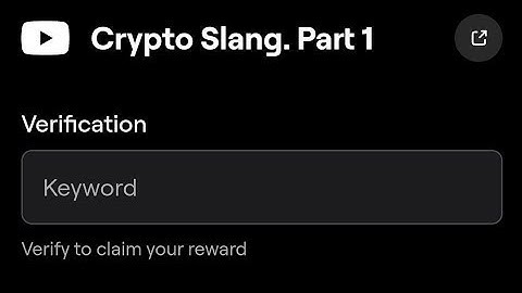 Crypto Slang. Part 1 Blum Code | Blum Code Crypto Slang. Part 1| Blum Youtube Video Code