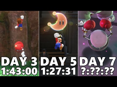 Here’s What 1 Week Of Super Mario Odyssey Speedruns Looks Like