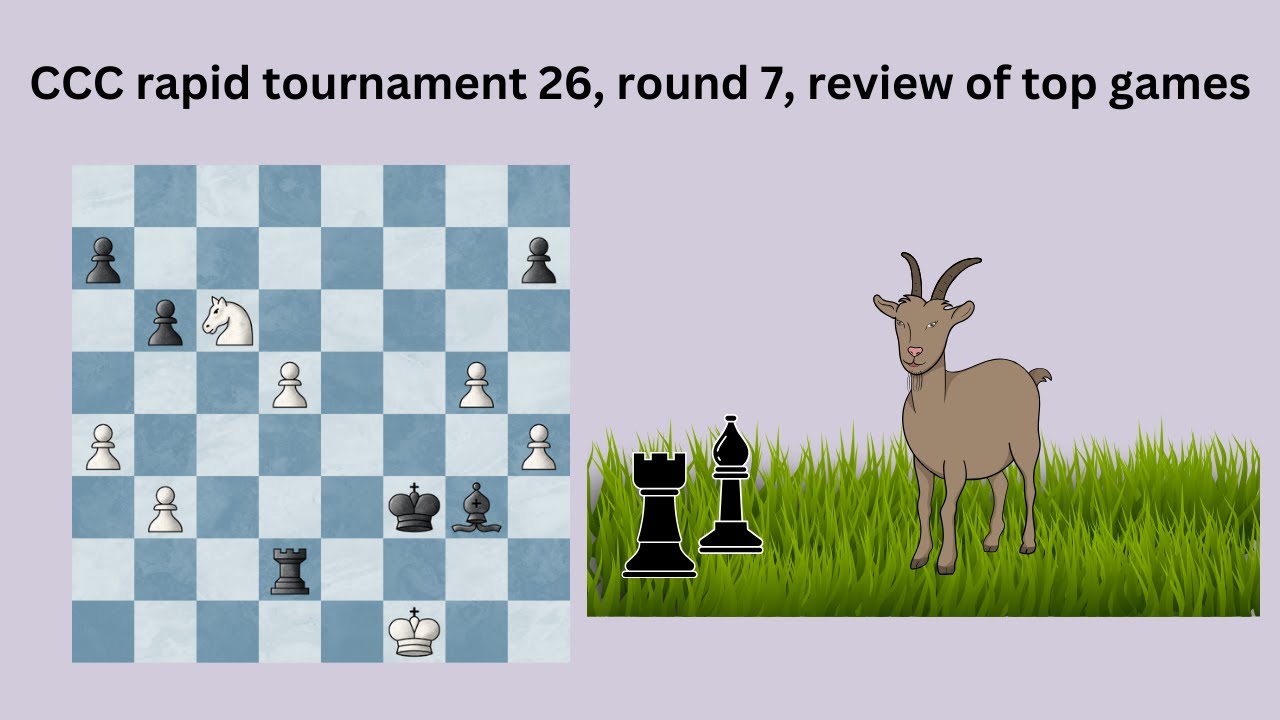 Chess Companion Club(CCC) from Myanmar, online rapid tournament 26, round 7 review