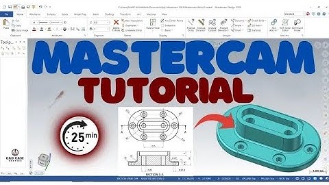 Mastercam Tutorial For Beginners In #hindi #mastercam #mastercamtutorials @CADCAM_KANPUR