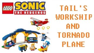 Lego Sonic The Hedgehog Tails Workshop And Tornado Plane Review