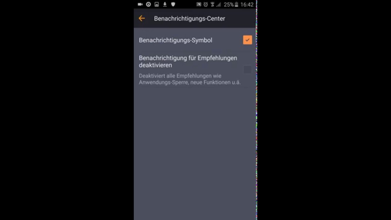 Avast Mobile Security Statusleiste Avast Mobile Security Statusleiste