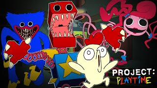Poppy playtime Summary cartoon animation.[project playtime]
