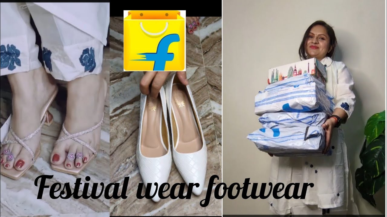 Festive season footwear beautiful & trendy look ⭐🌟✨💥