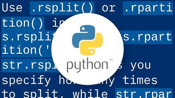 Splitting on last delimiter in Python string?