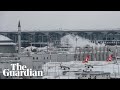 Heavy snowfall leaves passengers stranded in Istanbul Airport