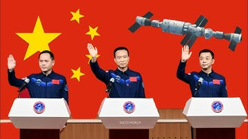 China has launched 3 astronauts to the Tiangong Space Station 🇨🇳