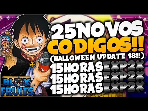 TODOS* OS CÓDIGOS COM 3H DE DOUBLE EXP NO BLOX FRUITS !! « Zetsu3K