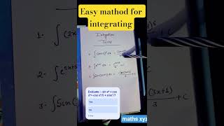 how to solve integration question from to easy way #12thmathobjectiveforboardexam2023 #smartclass
