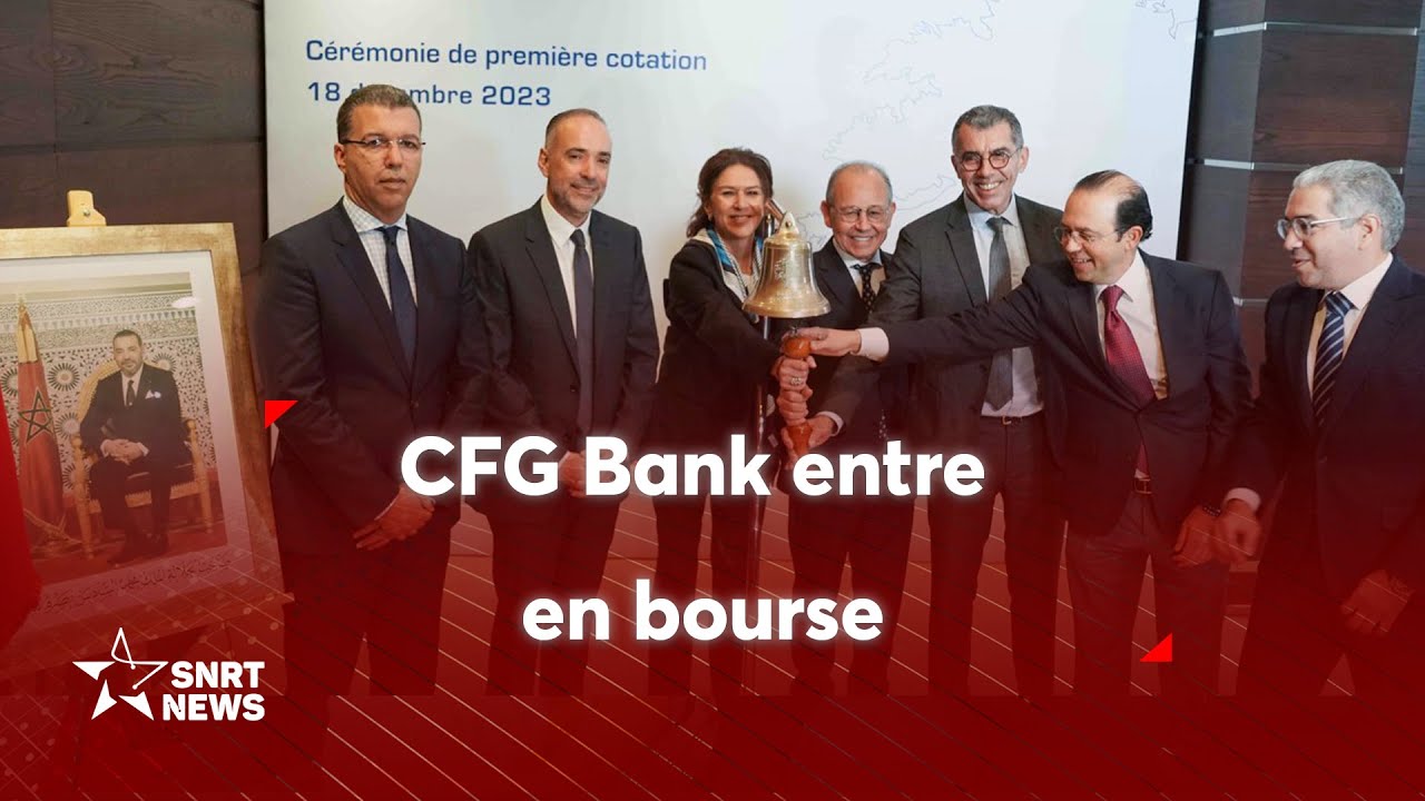 CFG Bank célèbre sa première cotation en bourse - YouTube