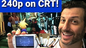 PSP Go vs PlayStation vs Genesis - 240p Output for Retro Games