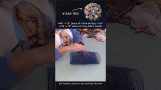 How to Make a Double Folded Double Ruffle Deco Mesh Bundle