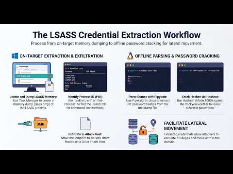 Dumping LSASS & Extracting Windows Credentials | Pypykatz & Hashcat | Bounty Shell