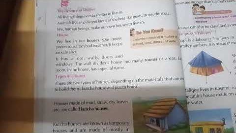 Class -2.EVS.Chapter -7.Kinds of Houses