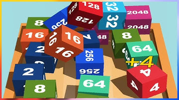 Cube Mate 2048 3d Merge Puzzle - Gameplay Walkthrough