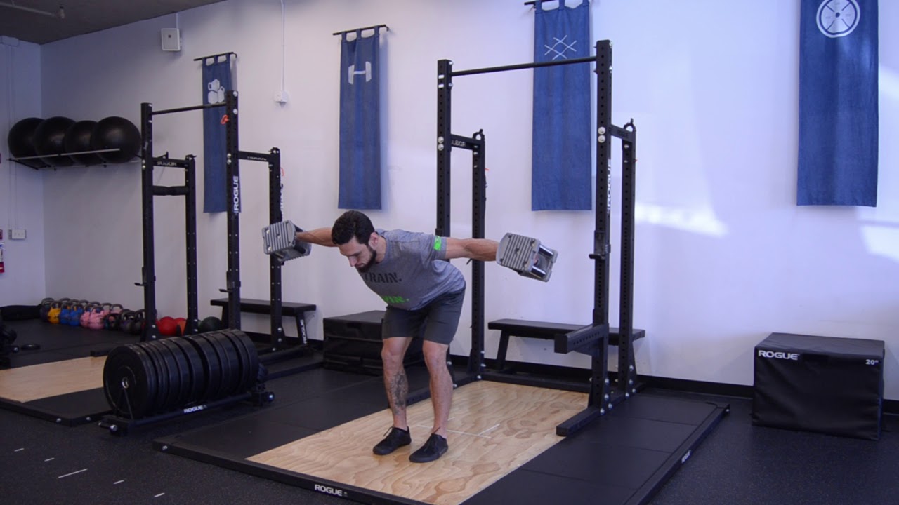 Dumbbell Bent Over Reverse Fly - Exercise Demonstration - YouTube