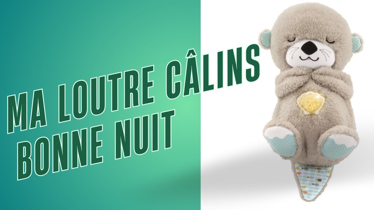 Peluche Ma loutre câlins bonne nuit FISHER-PRICE : la peluche à