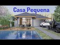 CASA PEQUENA COM PISCINA - GARAGEM COBERTA