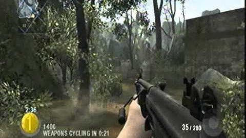 Call of Duty Black Ops Gameplay good Sharp Shooter (Wii)