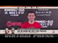 David Benavidez Stops Ronald Ellis Says He Feels Disrespected By Canelo Tells Charlo To Come KO Him