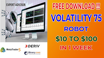 BEST VOLATILITY 75 ROBOT | FREE DOWNLOAD