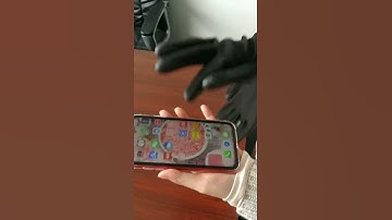 PU screen touch gloves