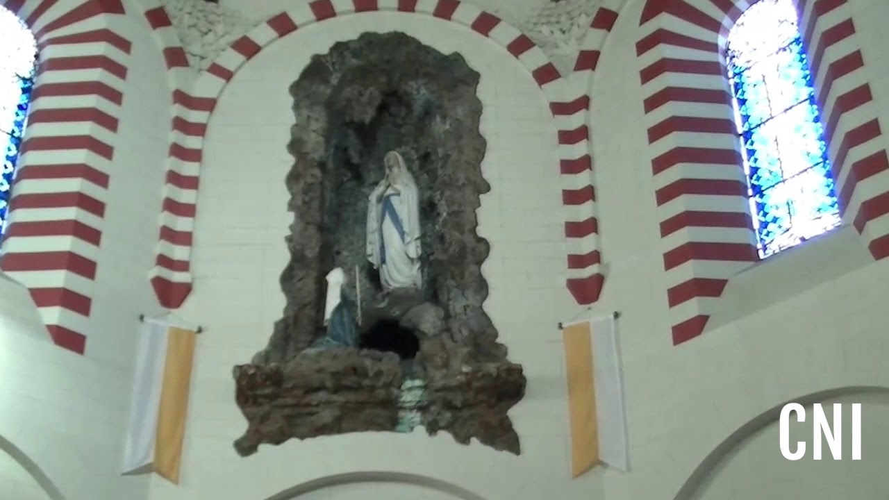 Bastia Le reliquaire de sainte Bernadette à NotreDame de Lourdes