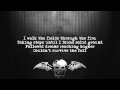 Avenged sevenfold  buried alive lyrics on screen full