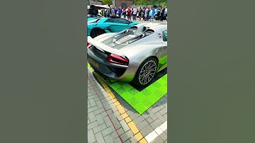 Porsche 918 Spider in Liquid Sliver! Amazing Hypercar! #porsche #porsche918spyder #cars #hypercar