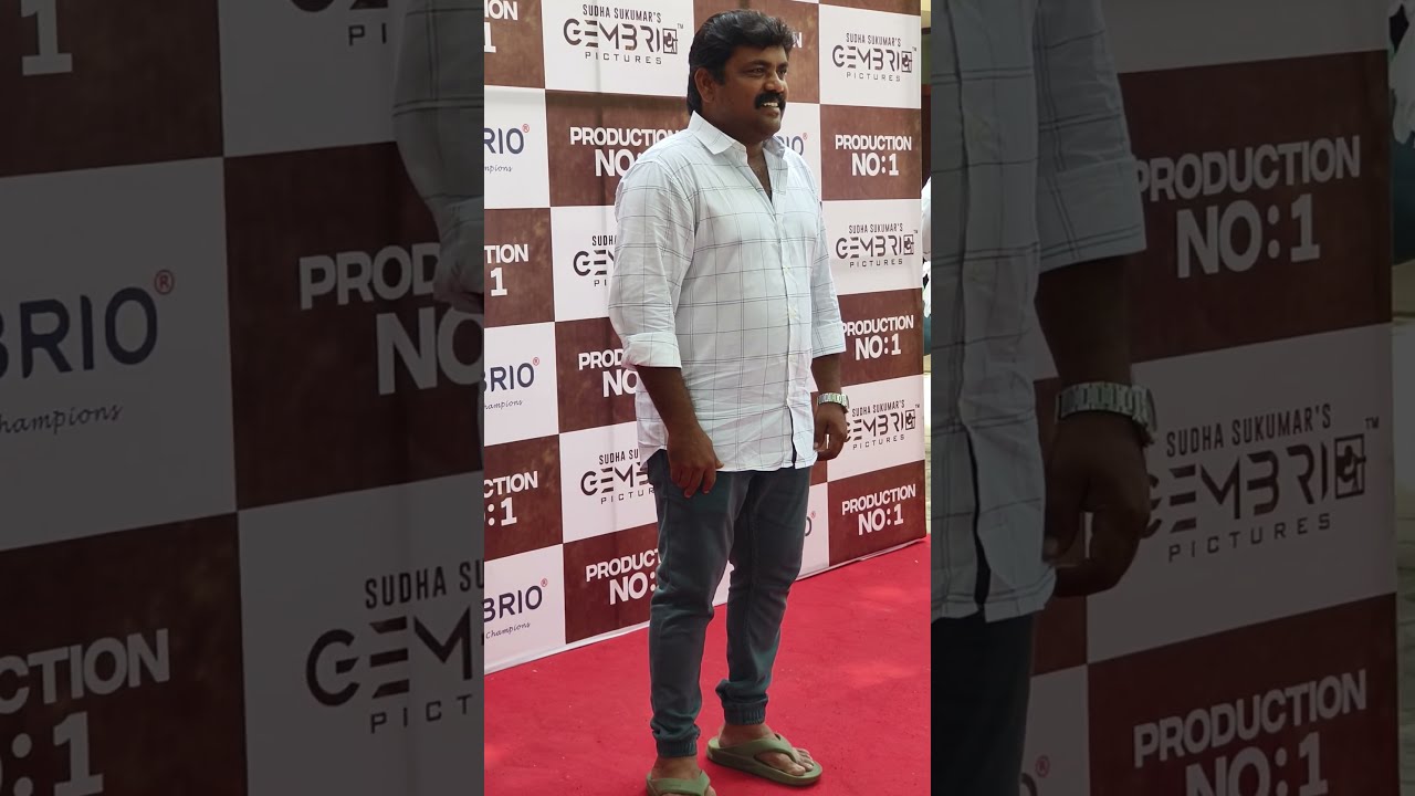Kaali Venkat spotted at New movie launch, GEMBRIO 