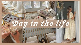 DAY IN THE LIFE | tidying, baking, organizing, & home updates!