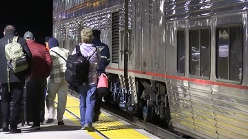 California Zephyr In Ft. Morgan on 21DEC2025 (Winter Solstice 
