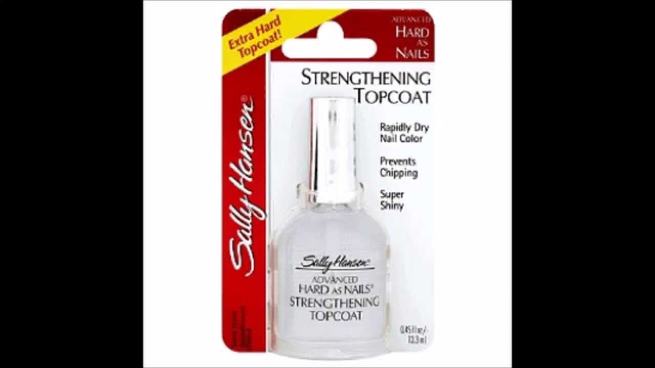 Sally Hansen Advanced Hard as Nails Strengthening Topcoat YouTube