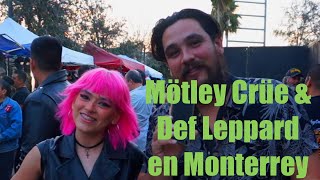 Mötley Crüe y Def Leppard en CONCIERTO (Monterrey Mexico)