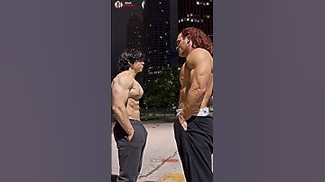 BAKI VS YUJIRO 😱 REAL LIFE #shorts #viral Logan Chitwood and Jeff Gonzalez