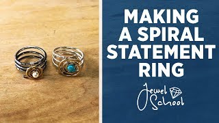 How to Make a Spiral Statement Ring | Jewelry 101