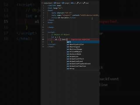 ตัวอย่างการ 2D Variables (JavaScript)