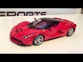 BBURAGO FERRARI LAFERRARI 1/24 SCALE DIECAST MODEL CAR WALKAROUND AND UP CLOSE LOOK
