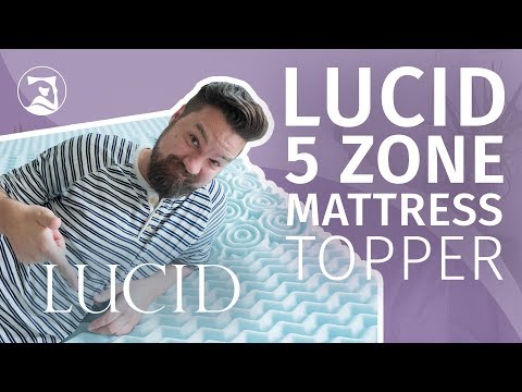 lucid-5-zone-memory-foam-mattress-topper-review---cool-and-comfortable?