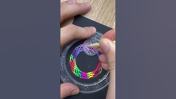 Color magic circle  #spirographvideo   #spirographasmr
