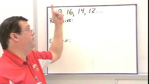 Arithmetic Sequences with recursive functions