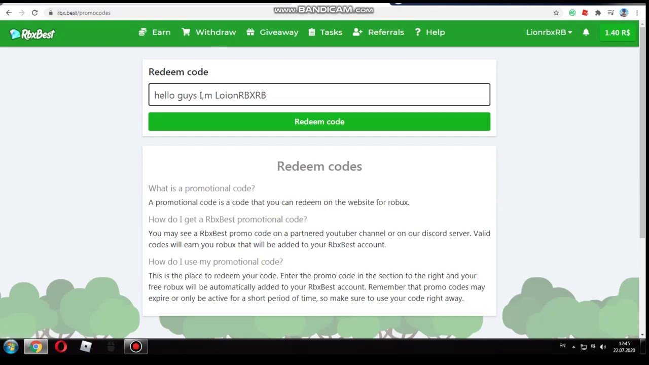 Rbx Earn Codes