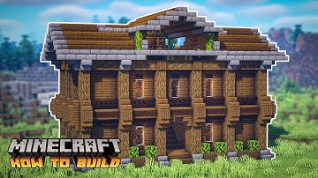 Minecraft: How to Build a Storage House with Enchanting Area