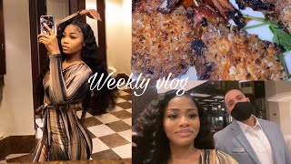 WEEKLY VLOG: DINNER WITH FRIENDS + CREEPY SECURITY + GRWM