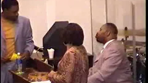Inez Andrews and her son Richard Gibbs